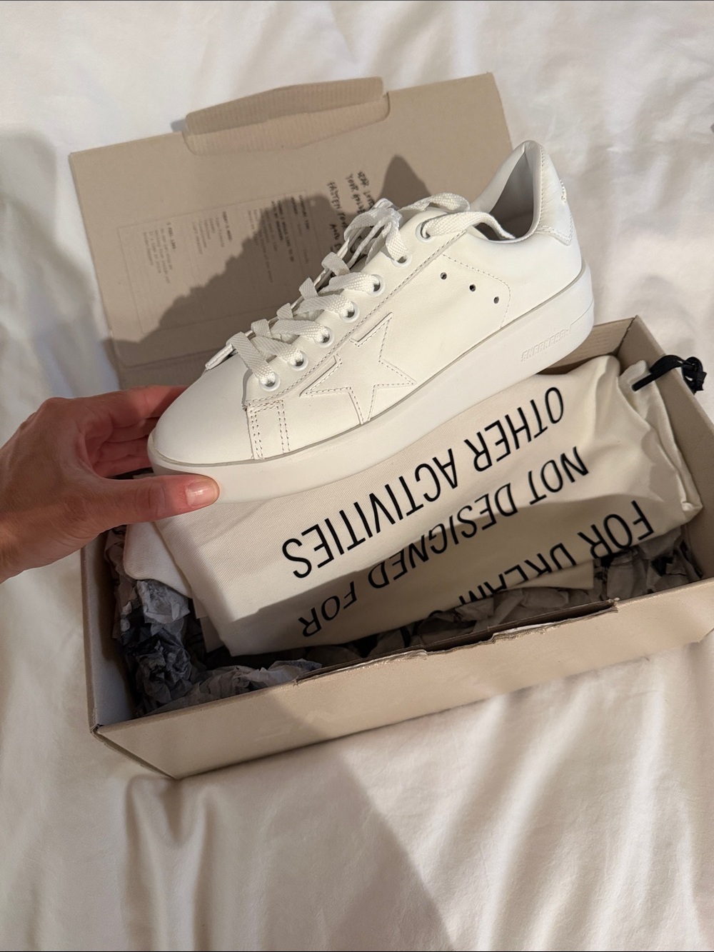 Golden Goose Pure star Optic White Sneakers